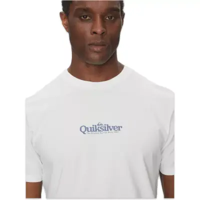 Quiksilver Eqyzt08062 Fineline Ss Beyaz Erkek T-Shirt - 4