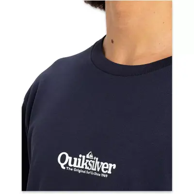 Quiksilver Eqyzt08062 Fineline Ss Lacivert Erkek T-Shirt - 3