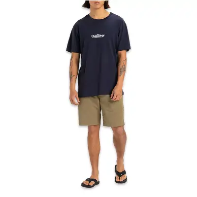 Quiksilver Eqyzt08062 Fineline Ss Lacivert Erkek T-Shirt - 4