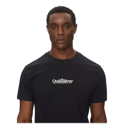 Quiksilver Eqyzt08062 Fineline Ss Siyah Erkek T-Shirt - 4
