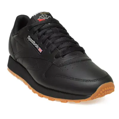 Reebok 100008491M Classic Leather Sneakers Siyah Spor Ayakkabı 