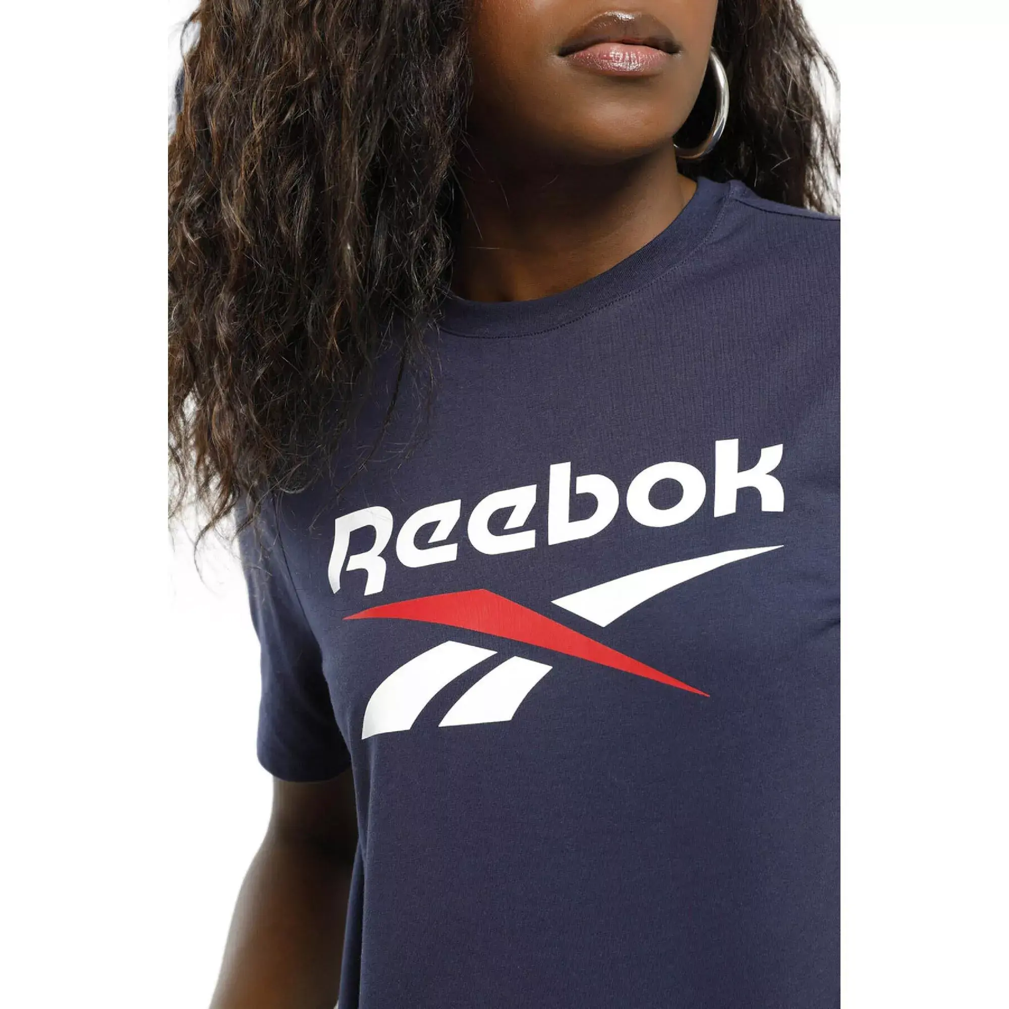 Reebok 101527018 Im4092 Ri Bl Crop Tee Lacivert Kadın T-Shirt - 4