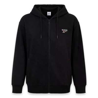 Reebok 102697399 6W Id Rlx Clss Sl Fullzip Sweat Siyah Erkek Sweatshirt - Reebok