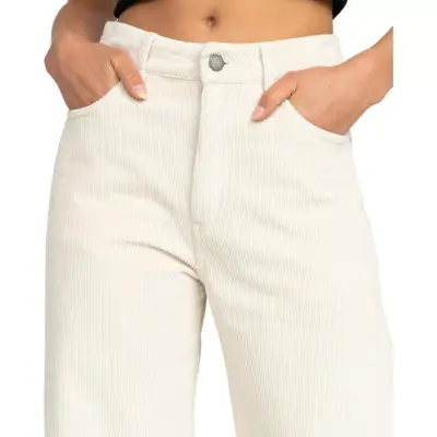 Roxy Erjnp03523 Ls Tekstil Pantolon Beyaz Kadın Pantolon - 5