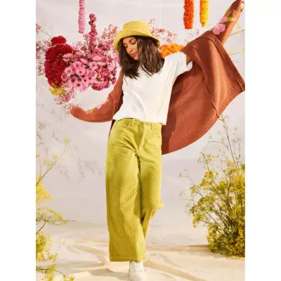 Roxy Erjnp03523 Ls Tekstil Pantolon Yeşil Kadın Pantolon - 3