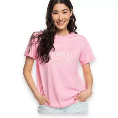 Roxy Erjzt05698 Noon Ocean Pembe Kadın T-Shirt - 1