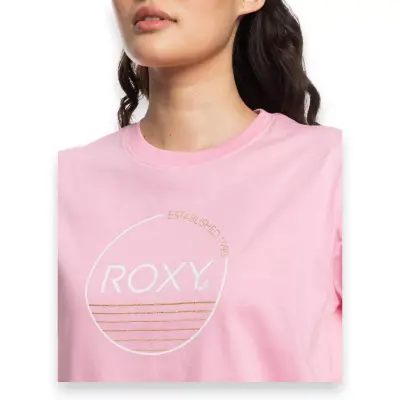 Roxy Erjzt05698 Noon Ocean Pembe Kadın T-Shirt - 3