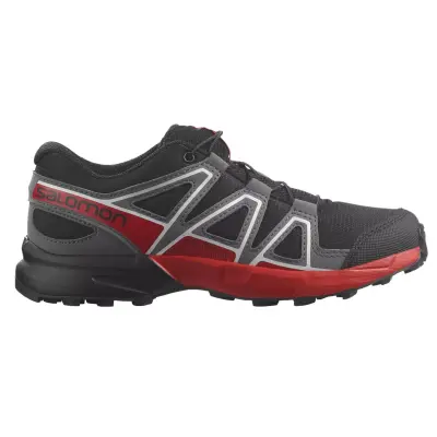 Salomon 404820 Speedcross J Siyah-Kırmızı Kadın Ayakkabı - 2