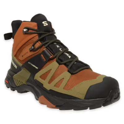 Salomon 412941 M X Ultra 4 Mid Gtx Outdoor Karamel Erkek Bot 
