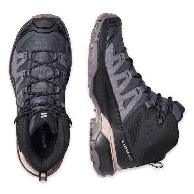 Salomon 474486 X Ultra 360 Mid Gtx W Outdoor Siyah-Mor Unisex Bot - 3