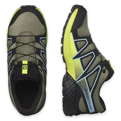 Salomon 474578 Speedcross Cswp Outdoor Siyah-Sarı Çocuk Ayakkabı - 3