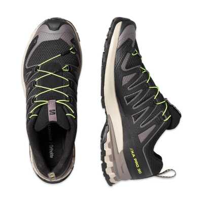 Salomon 474675 Xa Pro 3D V9 Outdoor Gri-Siyah Erkek Ayakkabı - 3