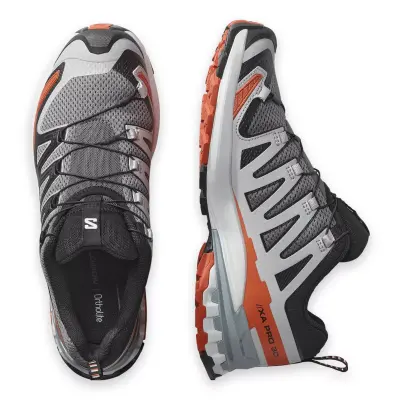Salomon 474675 Xa Pro 3D V9 Outdoor Gri Erkek Ayakkabı - 3
