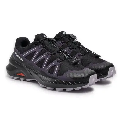 Salomon 476032 Speedcross Peak W Outdoor Siyah-Mor Kadın Ayakkabı - 1