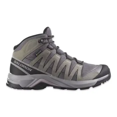 Salomon 477534 X-Adventure Recon Mid Gore Tex Outdoor Gri-Yeşil Kadın Bot - 2