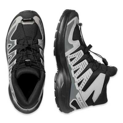 Salomon 493030 Xa Pro Mid Wp J Outdoor Gri-Siyah Çocuk Bot - 3