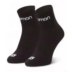 Salomon L36937600 Quarter 3 Pack Çorap Siyah Unisex Çorap 