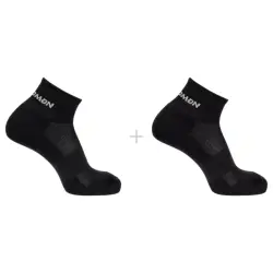 Salomon Lc1983400 Evasion Ankle 2-Pack Çorap Siyah Unisex Çorap - 2