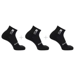 Salomon Lc2086500 Everyday Ankle 3-Pack Çorap Siyah Unisex Çorap - 2