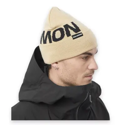 Salomon Lc2152900 Hermitage Beanie Bere Bej Unisex Bere - Salomon (1)