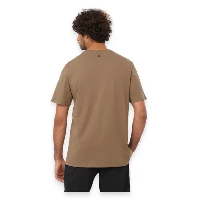 Salomon Lc2218800 Running Graphic Kahverengi Erkek T-Shirt - 2