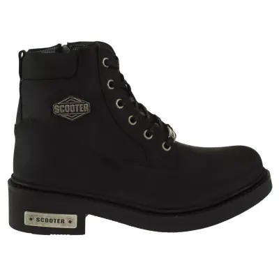 Scooter 5121 G Deri Astana Crazy Siyah Unisex Bot - Scooter (1)