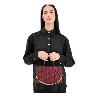 Sisley Sly_231 15X23X7 Kol Sı Bordo Kadın Çanta - Sisley (1)