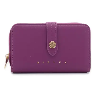 Sisley Sly_313 10X16X2,5 Bordo Kadın Cüzdan 