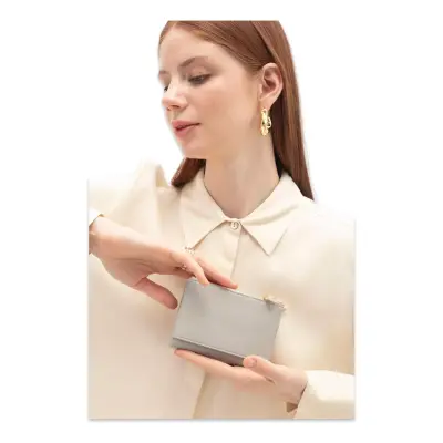 Sisley Sly_317 10X12X2,5 Gri Kadın Cüzdan - Sisley (1)