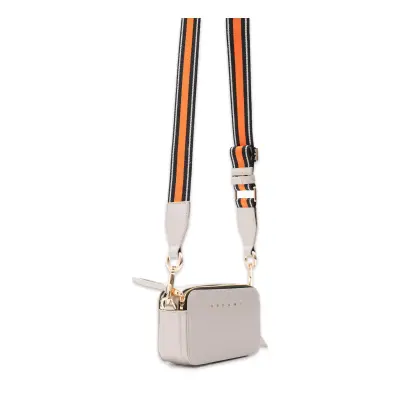 Sisley Sly_326 12X18X8 Çapraz Gümüş Kadın Çanta 