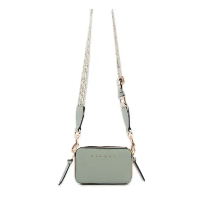 Sisley Sly_326 12X18X8 Çapraz Yeşil Kadın Çanta - 1