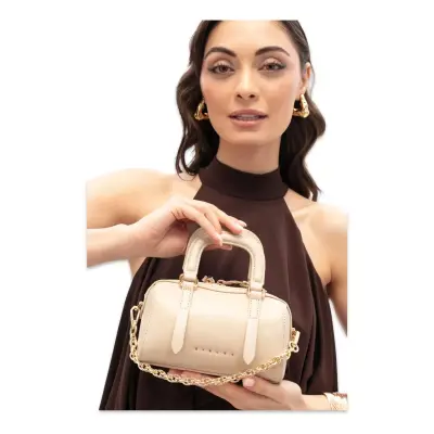 Sisley Sly_347 12X18,5X6 El Bej Kadın Çanta 