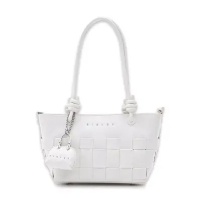 Sisley Sly_356 17X29X13 El Beyaz Kadın Çanta 
