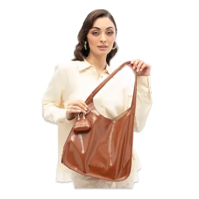 Sisley Sly_380 28X24X13 Yavrulu Kol Camel Kadın Çanta - Sisley (1)