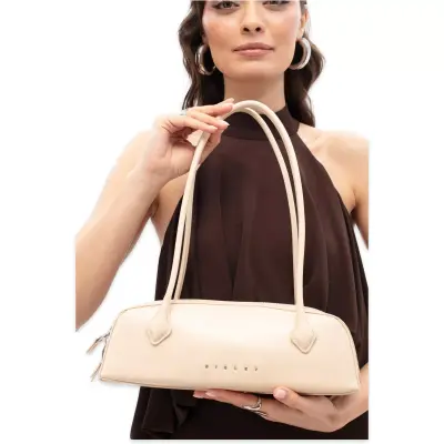 Sisley Sly_407 34X33X10 El Bej Kadın Çanta 