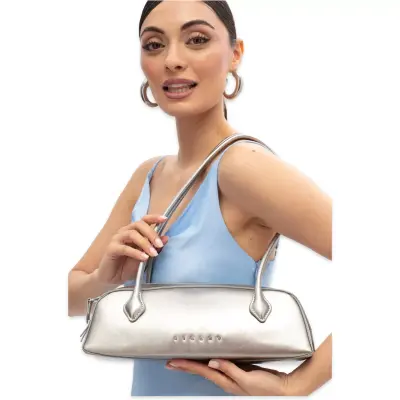 Sisley Sly_407 34X33X10 El Gümüş Kadın Çanta 