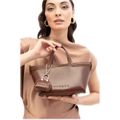 Sisley Sly_411 16X30X10 El Kahverengi Kadın Çanta 