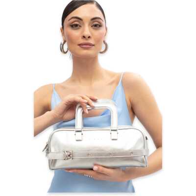 Sisley Sly_428 13X30X6 Kol Sı Gümüş Kadın Çanta - Sisley