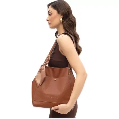 Sisley Sly_433 30X28X11 Kol Sı Taba Kadın Çanta 