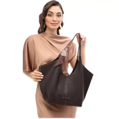 Sisley Sly_439 21X28X13 Kol Sı Kahverengi Kadın Çanta - 1