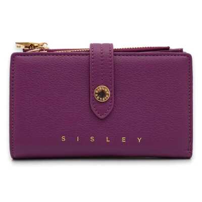 Sisley Sly_500 9X15X2,5 Bordo Kadın Cüzdan - Sisley