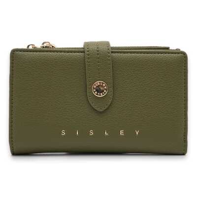 Sisley Sly_500 9X15X2,5 Haki Kadın Cüzdan - Sisley