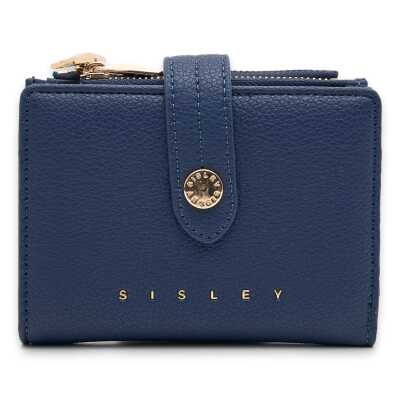Sisley Sly_502 9X12X3 Lacivert Kadın Cüzdan - Sisley