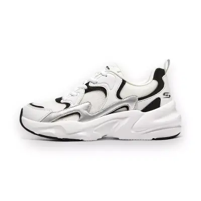 Skechers 117364Z Beyaz-Siyah Kadın Spor Ayakkabı - 2
