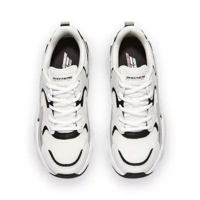 Skechers 117364Z Beyaz-Siyah Kadın Spor Ayakkabı - 3