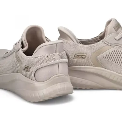 Skechers 117497 Slip Ins Bobs Squad Chaos Current Muse Vegan Günlük Pudra Kadın Spor Ayakk - 4