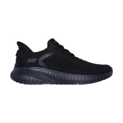 Skechers 118312 Bobs Squad Chaos Solid Step Vegan Slip-Ins Günlük Siyah Erkek Spor Ayakkab - 2