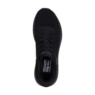 Skechers 118312 Bobs Squad Chaos Solid Step Vegan Slip-Ins Günlük Siyah Erkek Spor Ayakkab - 3