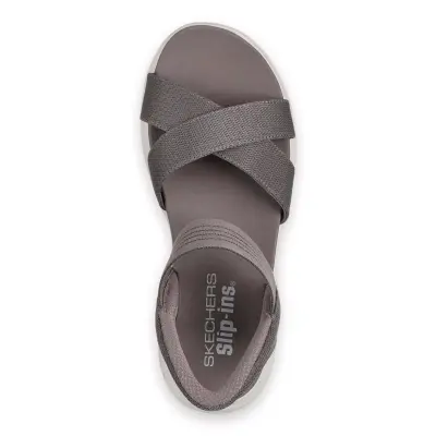 Skechers 119975 Ultra FlexNever Better Vegan Bej Kadın Sandalet - Skechers (1)