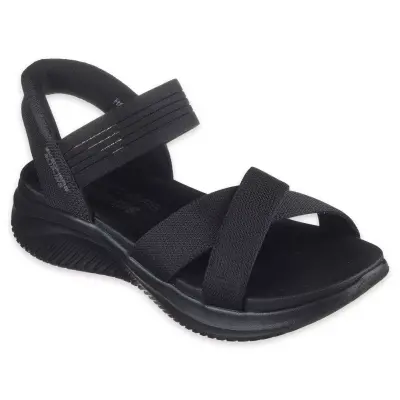 Skechers 119975 Ultra Flex 3.0 Never Vegan Siyah Kadın Sandalet 
